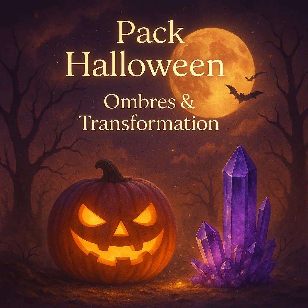 🕯️ Pack Halloween – Transformation & Protection énergétique  Prix : 190 € (valeur réelle 220 €)