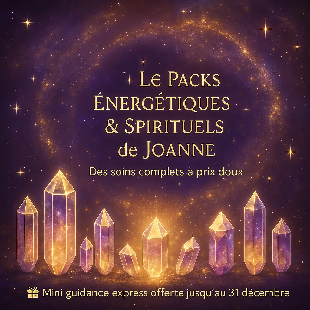 💜  Pack Éveil & Alignement – Harmonie corps, âme & esprit  Prix : 150 € (valeur réelle 170 €)